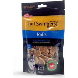 Pet Interest Tail Swingers Rolls with Chicken & Fish 100gr