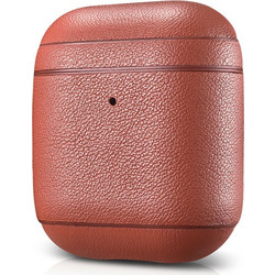 Θήκη iCarer for Apple Airpods 1 / 2 Nappa Leather - Red