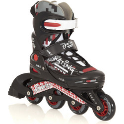 Amila Inline Αυξομειούμενα Rollers Παιδικά Μαύρα 48927
