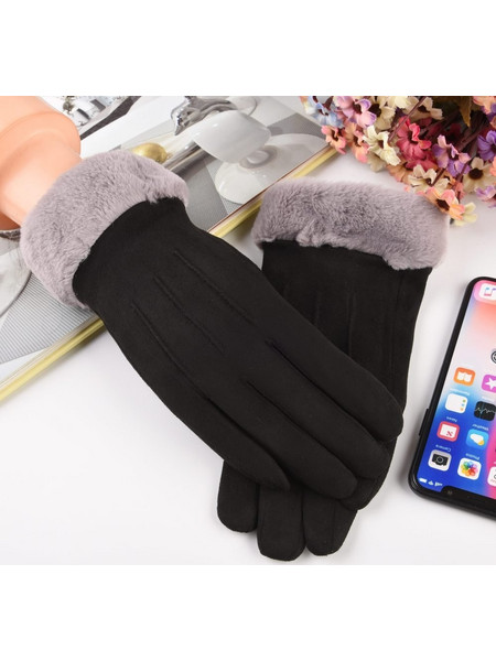 UNIVERSAL WINTER GLOVES - TOUCH SCREEN COMPATIBLE BLACK