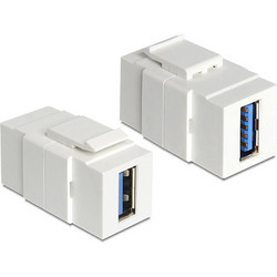 Powertech Usb 3.0 Adapter για Patch panel, λευκό - (CAB-N152)