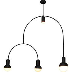 Home Lighting Christopher Κρεμαστό Φωτιστικό Οροφής Τρίφωτο G9 Λευκό 77-3787