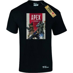 Ανδρικό μπλουζάκι t-shirt βαμβακερό Takeposition Apex Legents Poster, Μαύρο, 320-4534