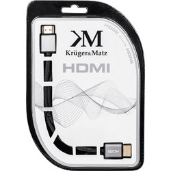 Kruger & Matz Καλώδιο HDMI Male to HDMI Male 3m Black