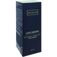 Biodermin Life Drops Nourishment & Regeneration Ενυδατικό Serum Προσώπου για Ανάπλαση 30ml