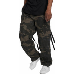 Brandit Ανδρικό Παντελόνι Cargo Joggers Κανονική Εφαρμογή Dark Camo BD1003.4