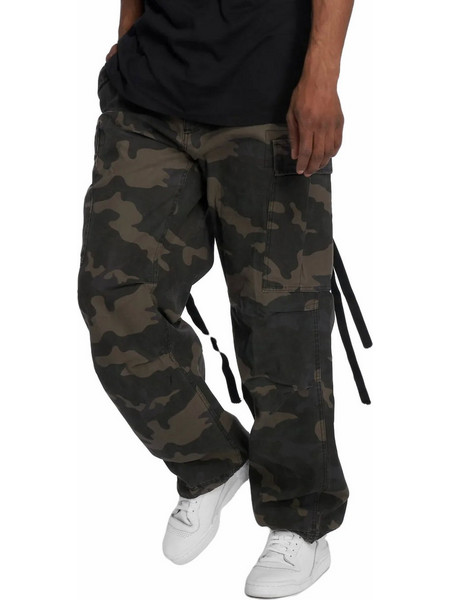 Brandit Ανδρικό Παντελόνι Cargo Joggers Κανονική Εφαρμογή Dark Camo BD1003.4