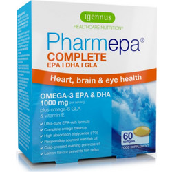 Igennus Pharmepa Complete Ιχθυέλαιο Λεμόνι 60 Μαλακές Κάψουλες