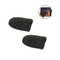 Joystick Finger Sleeves για Mobile Gaming Γκρι 2 Τεμάχια OEM