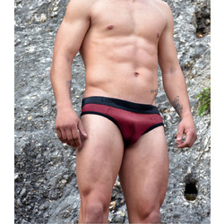 Lord Ανδρικό Jockstrap-Σπασουαρ, Χρώμα Βυσσινί