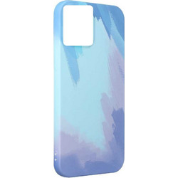 Forcell Pop Design 2 Back Cover Silicone Blue (iPhone 13 Pro Max)