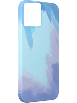 Forcell Pop Design 2 Back Cover Silicone Blue (iPhone 13 Pro Max)