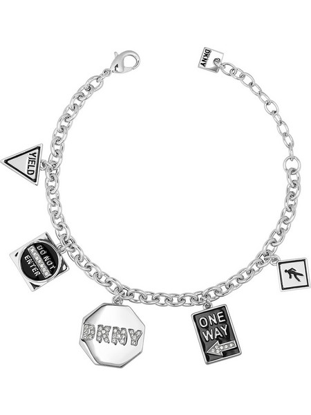 DKNY Γυναικείο Βραχιόλι Αλυσίδα Ασημί με Swarovski 5547984