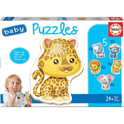 Παιδικό Puzzle Educa Baby Wild Animals 2x3 + 2x4 + 5 Κομμάτια