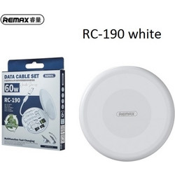 Σετ καλωδίων δεδομένων 60W λευκό RC-190 REMAX