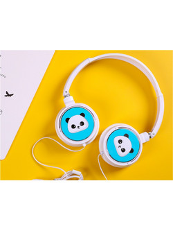 iTotal CM3405 Panda Ενσύρματα Παιδικά Ακουστικά On Ear Μπλε Λευκά