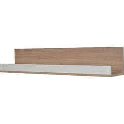 Ράφι Τοίχου Latus ZP Sonoma/Latte 115.5x21.5x22εκ Fylliana