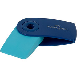 Γόμα Faber Castell sleeve mini Μπλε