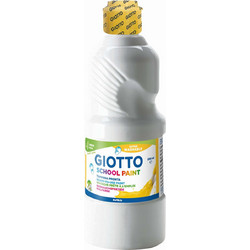 Τέμπερa Giotto Μπουκάλι 500ml School Paint Λευκό