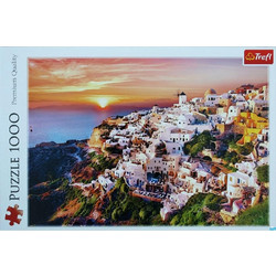 Puzzle Trefl Sunset Over Santorini 1000 Κομμάτια