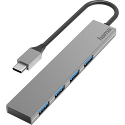 Hama 200101 USB Hub 3.0 USB-C με 4 Θύρες USB-A