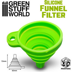 Silicone funnel filter for 3D printer - Χωνί απο Σιλικόνη για 3D εκτυπωτή