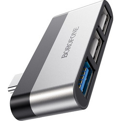 Borofone DH1 USB Hub 3.0 USB-C με 3 Θύρες USB-A