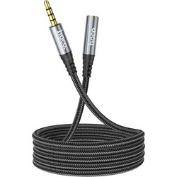 HOCO Καλώδιο Επέκτασης 3.5mm male - 3.5mm female (1m) - Μαύρο