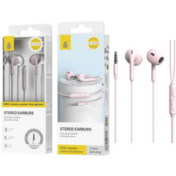 MTK NC3189 Handsfree Earbud 3.5mm Pink