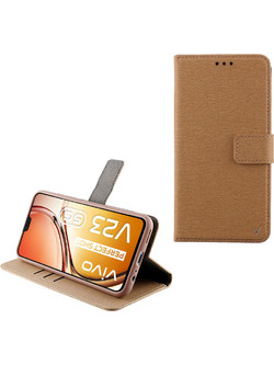 Volte-Tel Allure Θήκη Magnet Book Stand Clip Gold (Vivo V23 5G)