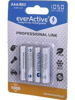 everActive Professional Line AAA 1050mAh 4τμχ