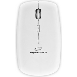Esperanza EM120 Ασύρματο Mini Ποντίκι White