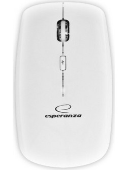 Esperanza EM120 Ασύρματο Mini Ποντίκι White