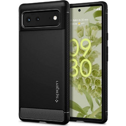 Spigen Rugged Armor Back Cover Black (Google Pixel 6)