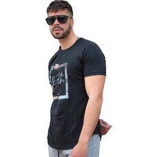 Μπλούζα κοντομάνικη ανδρική LETS GET BETTER S3000 Μαύρο