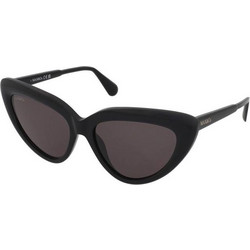 Max & Co MO0047 01A Γυναικεία Γυαλιά Ηλίου Cat Eye Κοκάλινα Μαύρα με Γκρι Polarized Φακό