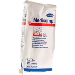 Hartmann Medicomp Μη Αποστειρωμένες Γάζες 5x5cm 100τμχ