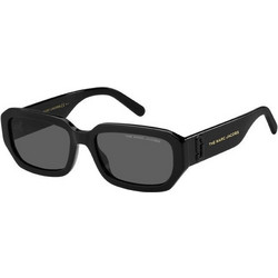 Marc Jacobs Marc614/S 807/IR Γυναικεία Γυαλιά Ηλίου Ορθογώνια Κοκάλινα Μαύρα με Μαύρο Polarized Φακό