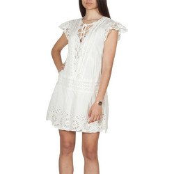 Free People Esperanza Mini Καλοκαιρινό Καθημερινό Φόρεμα με Δαντέλα Μπεζ OB921636