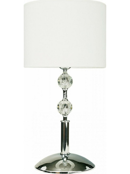 InLight 3422 Πορτατίφ Ε27 Λευκό Ασημί Φ30xΥ59cm