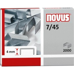 Σύρματα Συρραπτικού Novus Νο64 7/45 2000τμχ Ασημί 142-0501
