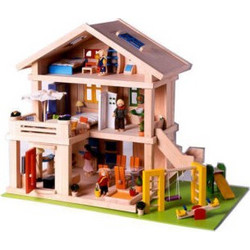 PlanToys Koυκλόσπιτο Ξύλινο με Βάση 8310