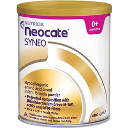 Nutricia SHS Neocate Βρεφικό Γάλα Σκόνη 0m+ 400gr