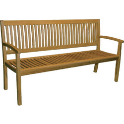 Ξύλινος Καναπές 2 Θέσεων ,120 x 62 x 88(h)cm ,Acacia Wood