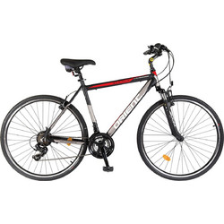 Orient Bikes Avenue Ποδήλατο Trekking 28" με 21 Ταχύτητες Μαύρο Κόκκινο