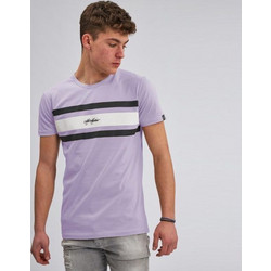 T-Shirt λαιμόκοψη MARTINI triple-stripes - Aqua μωβ