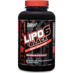 Nutrex Lipo-6 Black Συμπλήρωμα Διατροφής 120 Κάψουλες