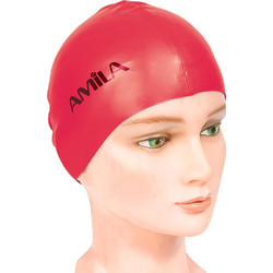 ΣΚΟΥΦΑΚΙ ΚΟΛΥΜΒΗΣΗΣ AMILA BASIC ΚΟΚΚΙΝΟ ONE SIZE