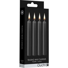 Ouch! Teasing Wax Candles Black 4τμχ