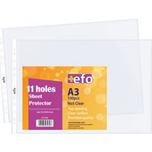 Ζελατίνες με Τρύπες +Efo Α3 Νο5 Clear 100τεμ